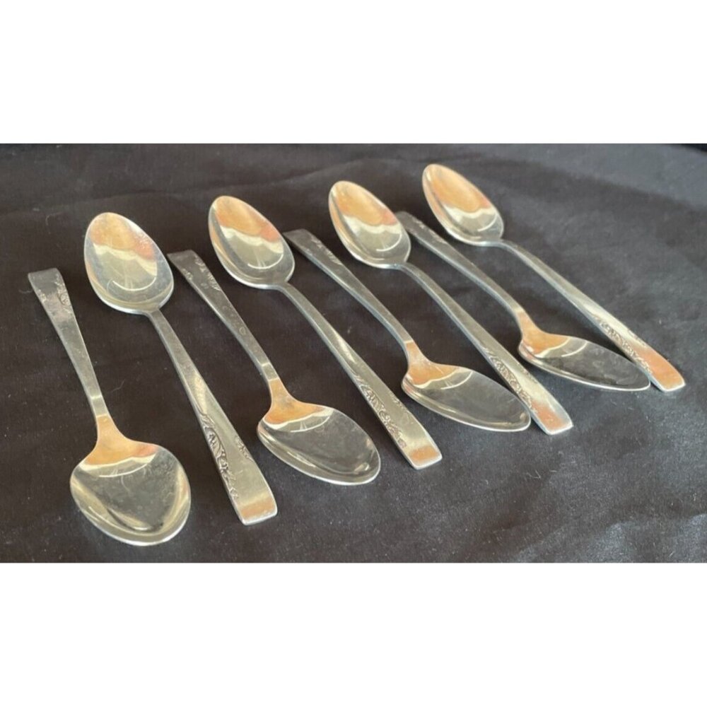 1881 Rogers Proposal 1954 Silverplate Teaspoons - Set of 8 Vintage Flatware